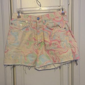 Zara pastel shorts